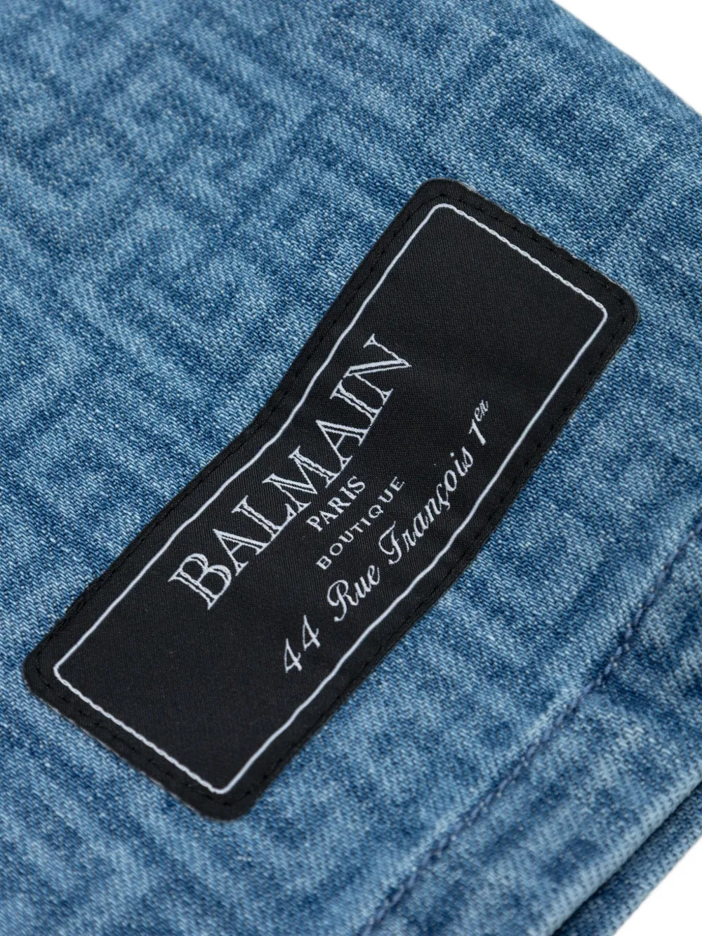 Balmain Kids Giacca in denim con stampa geometrica | Giacche | Image 3