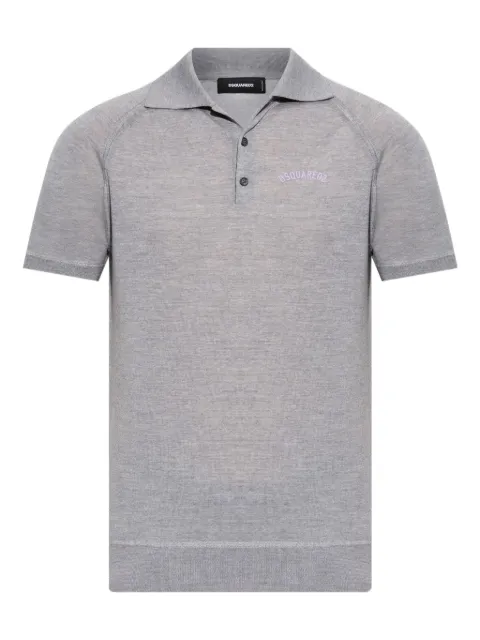 DSQUARED2 playera tipo polo tejida