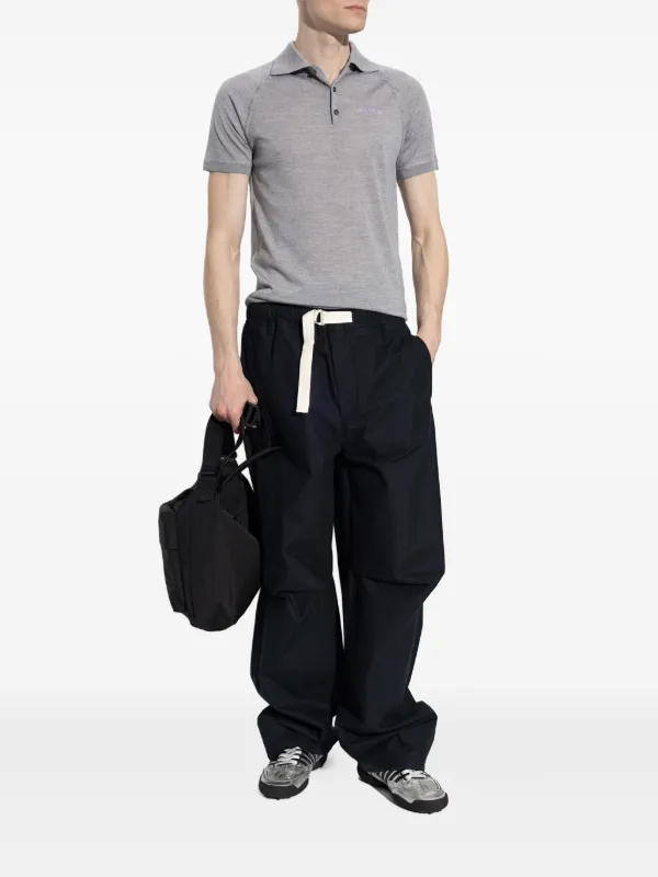DSQUARED2 グレー 長袖ポロシャツ DSQUARED2 ニット ポロシャツ | グレー | FARFETCH JP
