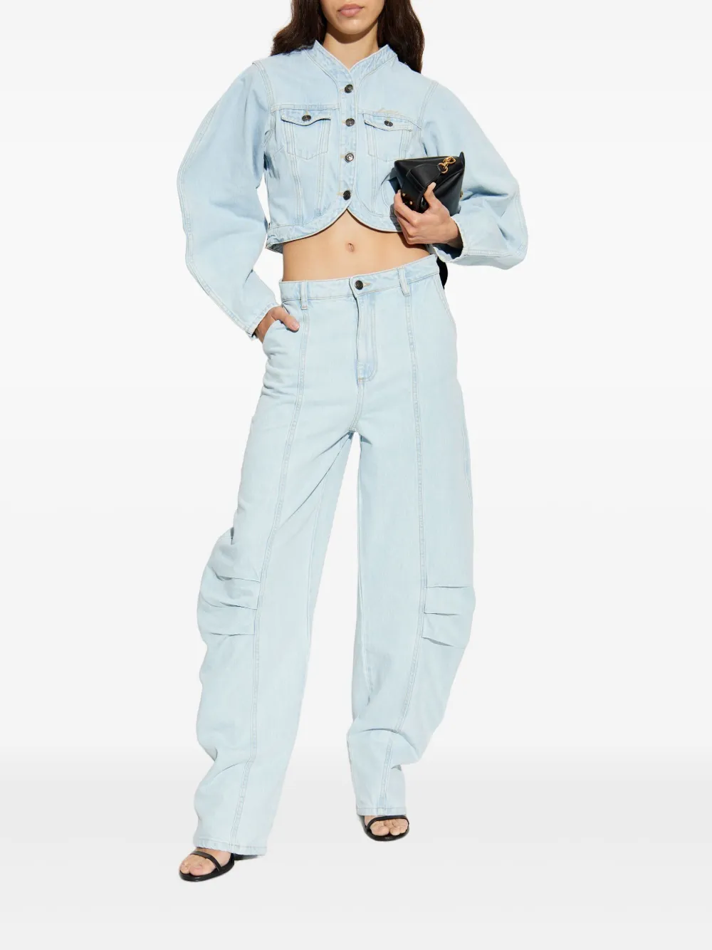 ROTATE BIRGER CHRISTENSEN Giacca denim crop | Giacche denim | Image 2