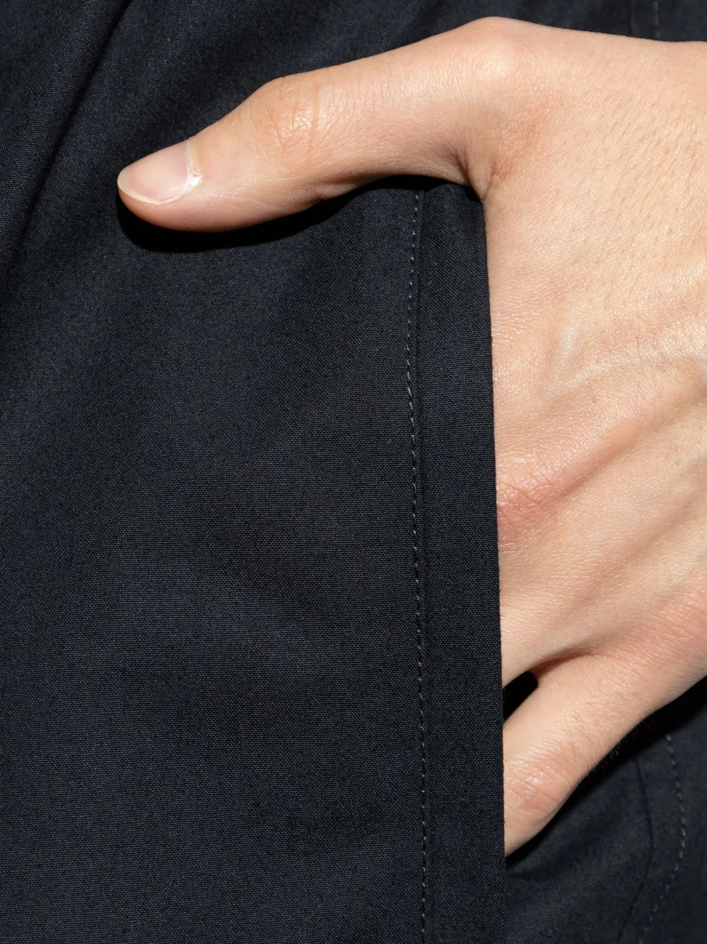 JIL SANDER+ Broek met ceintuur Blauw