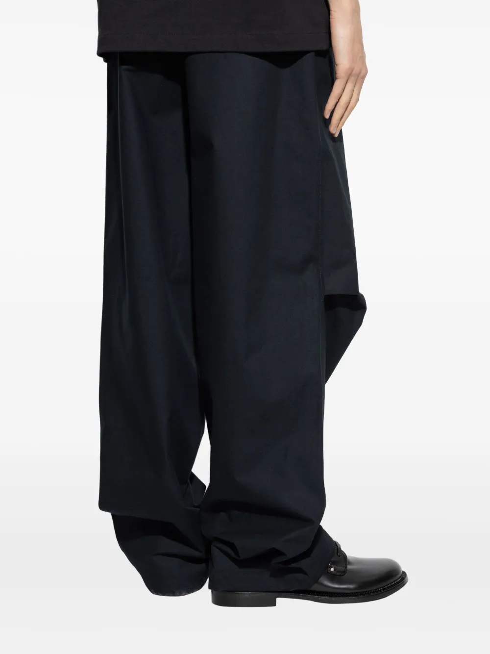 JIL SANDER+ Broek met ceintuur Blauw