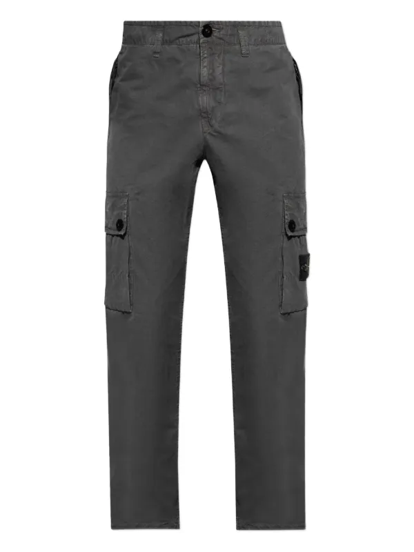 Stone Island Logo straight-leg Trousers | Grey | FARFETCH Stone Island Logo straight-leg Trousers | Grey | FARFETCH