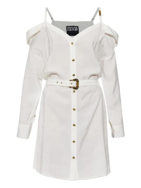 Versace Jeans Couture off-shoulder dress