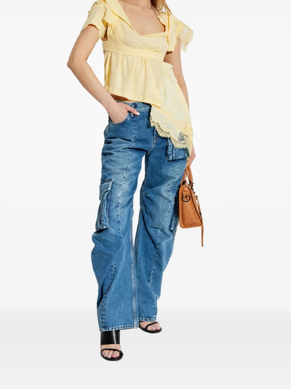 DSQUARED2 embroidered asymmetric top | Vests & Tank Tops | Image 2