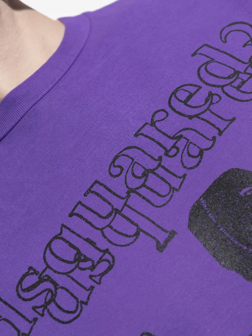 DSQUARED2 T-shirt met print Paars