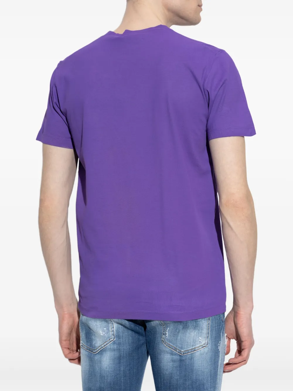 DSQUARED2 T-shirt met print Paars
