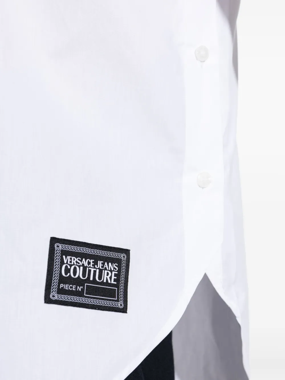 Versace Jeans Couture Overhemd met vlakken en lange mouwen Wit