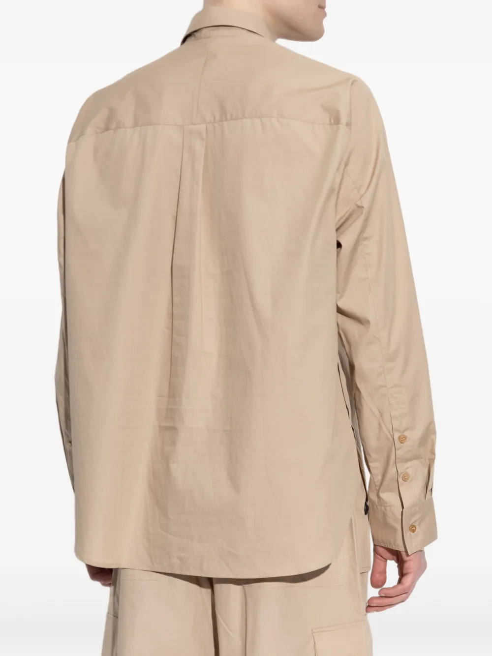 Versace Jeans Couture Button-up overhemd Beige