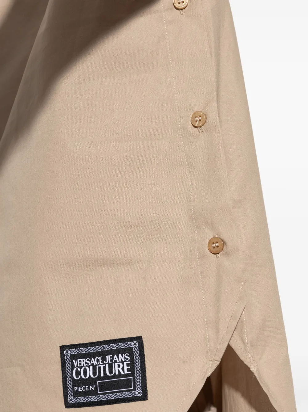 Versace Jeans Couture Button-up overhemd Beige