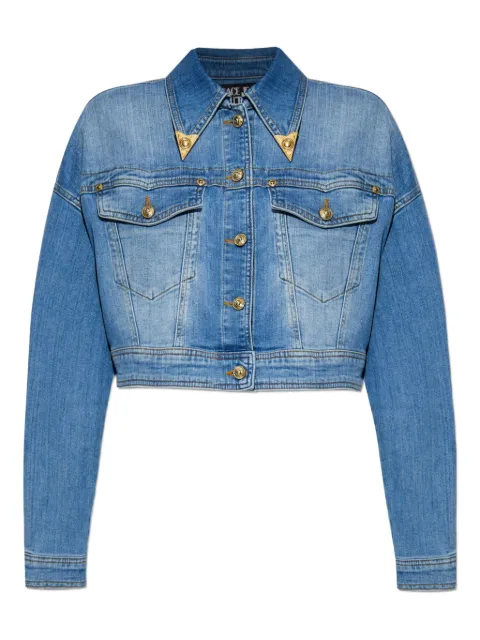 Versace Jeans Couture cropped denim jacket