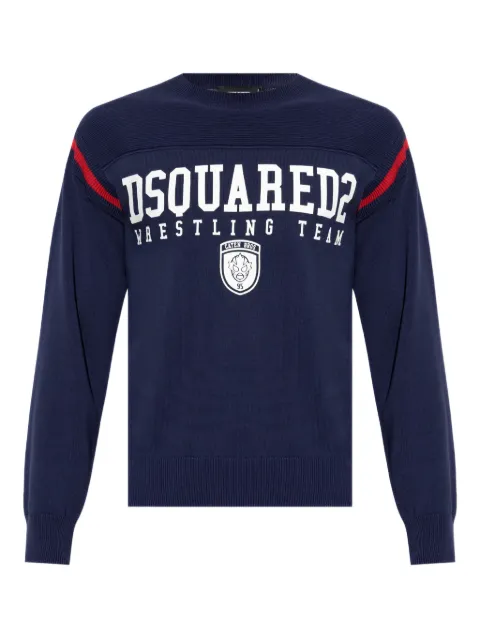 DSQUARED2 sudadera con logo estampado