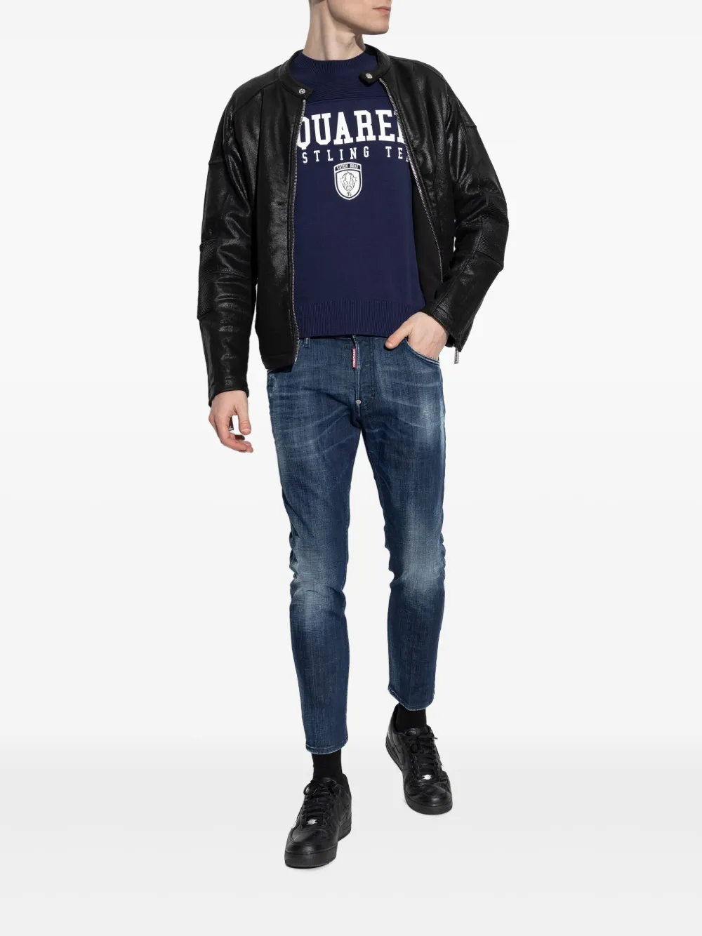 DSQUARED2 سويت شيرت بطبعة شعار الماركة | سويت شيرتات | Image 2