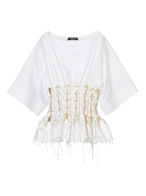 Undercover blouse à manches crop