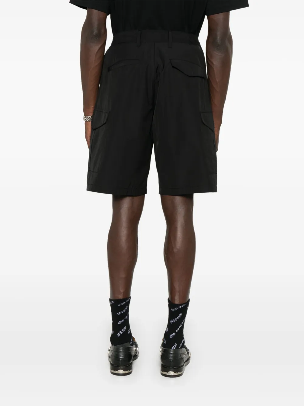 GCDS Popeline shorts Zwart