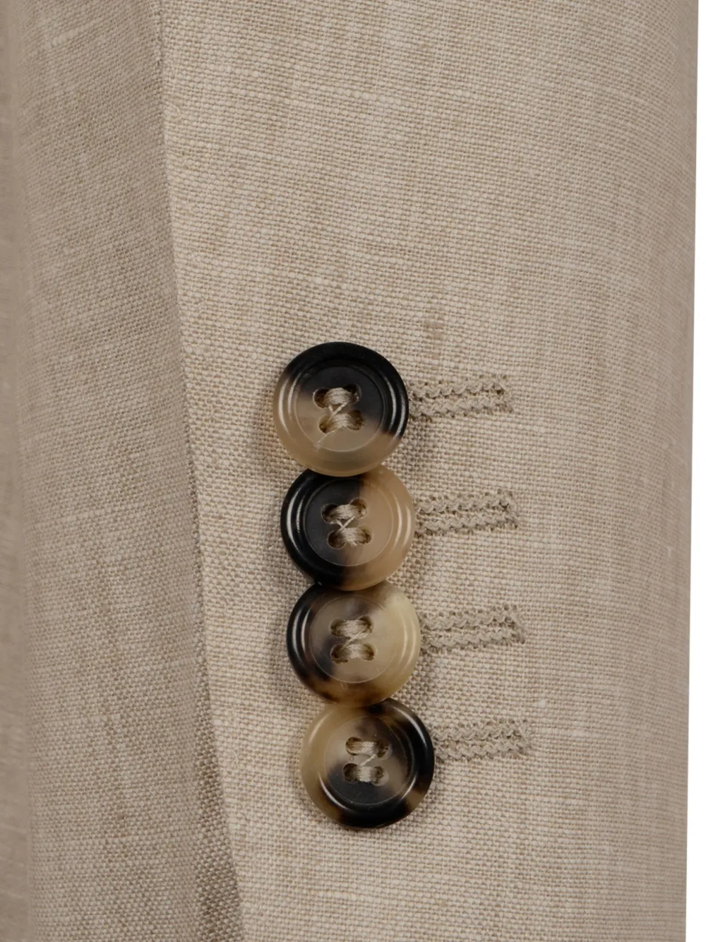 Canali Blazer met enkele rij knopen Beige
