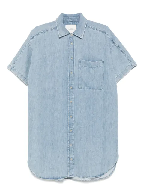 Closed shirt mini dress