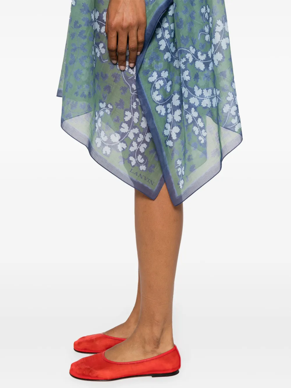 Lanvin Rateau mini-jurk Groen