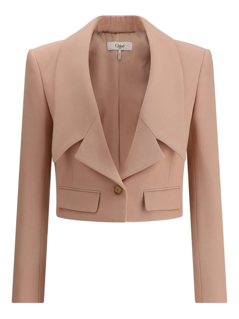 Chloé Cropped blazer Roze