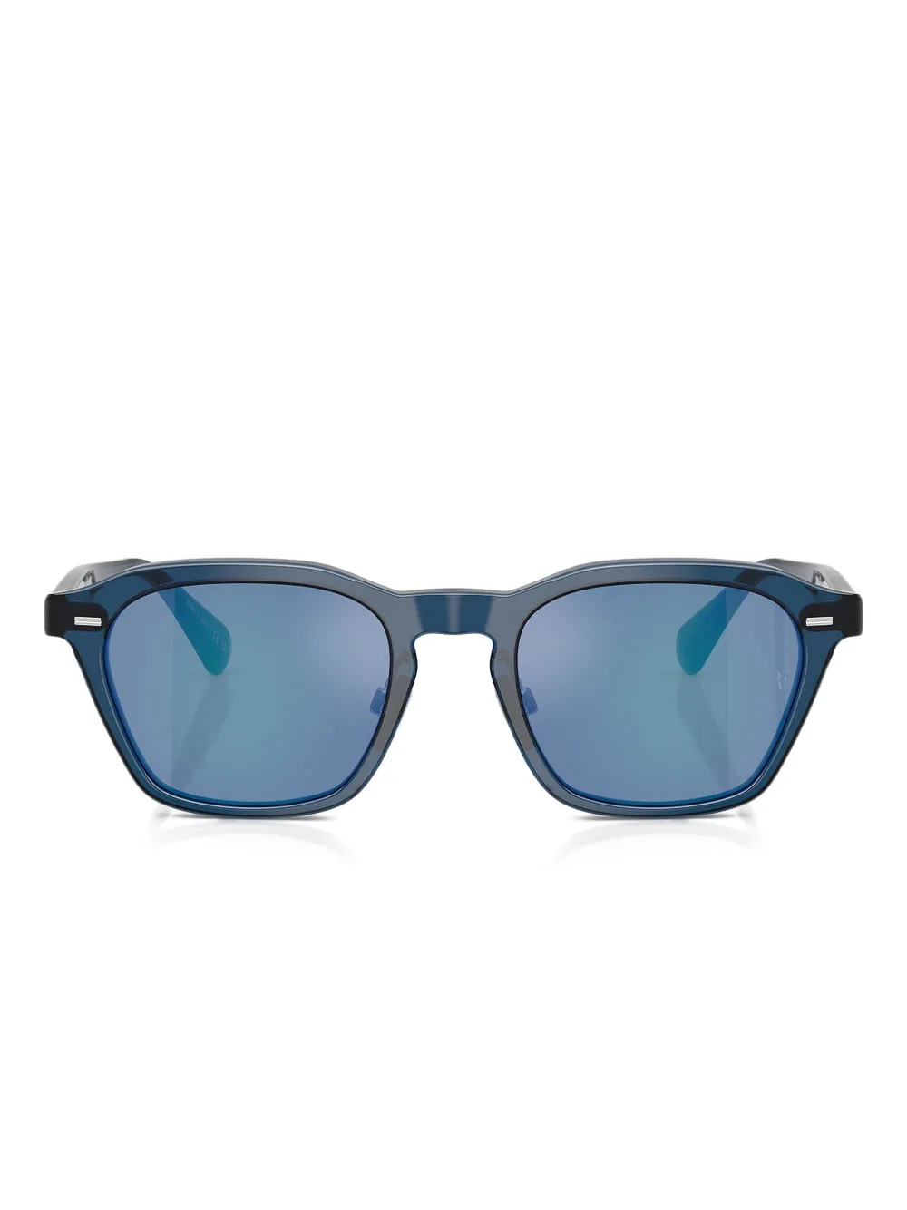 Oliver Peoples acetate square sunglasses Blauw