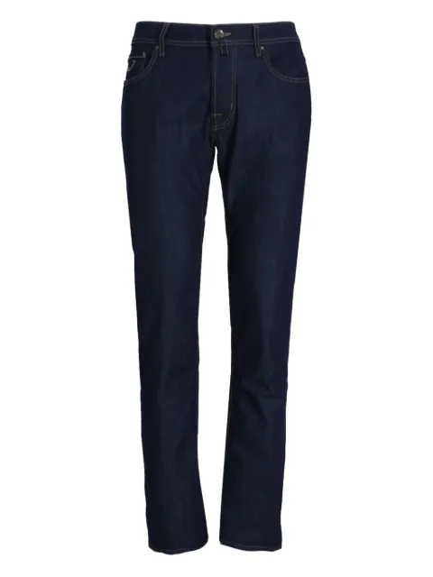 Jacob Cohën contrast stitch-detailing jeans 