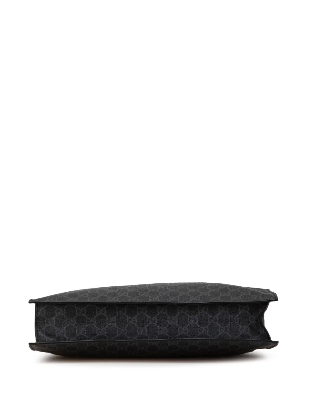 Pre-owned Gucci 2000-2015 Gg Supreme Convertible Soft Tote Satchel In Black