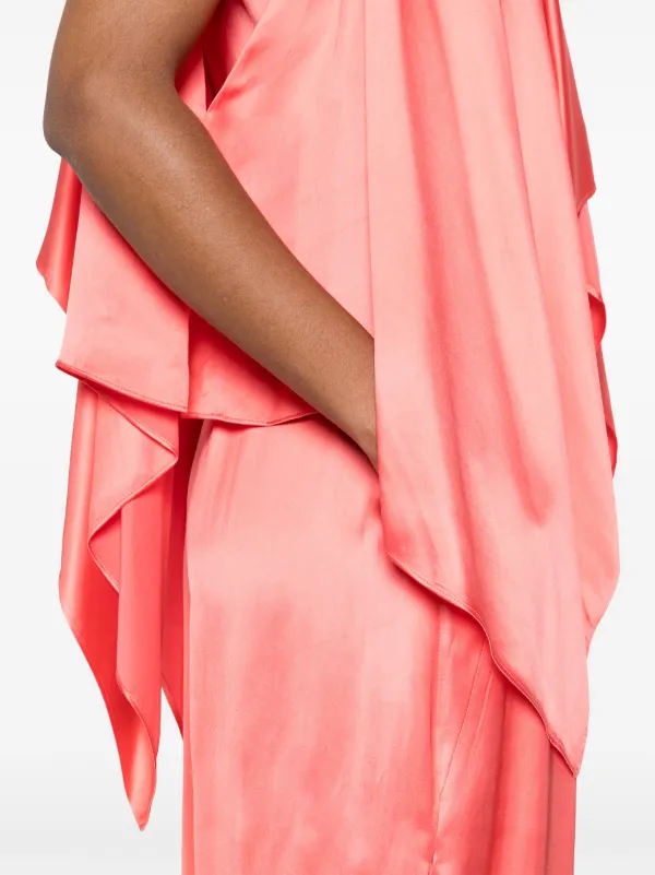 PINKO Layered Maxi Dress | Pink | FARFETCH