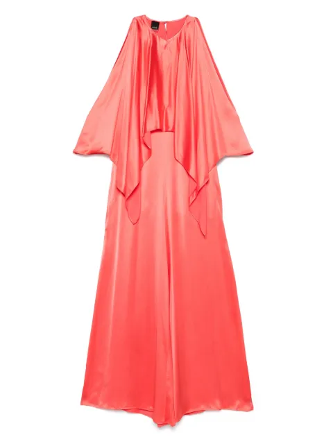 PINKO robe longue à design superposé