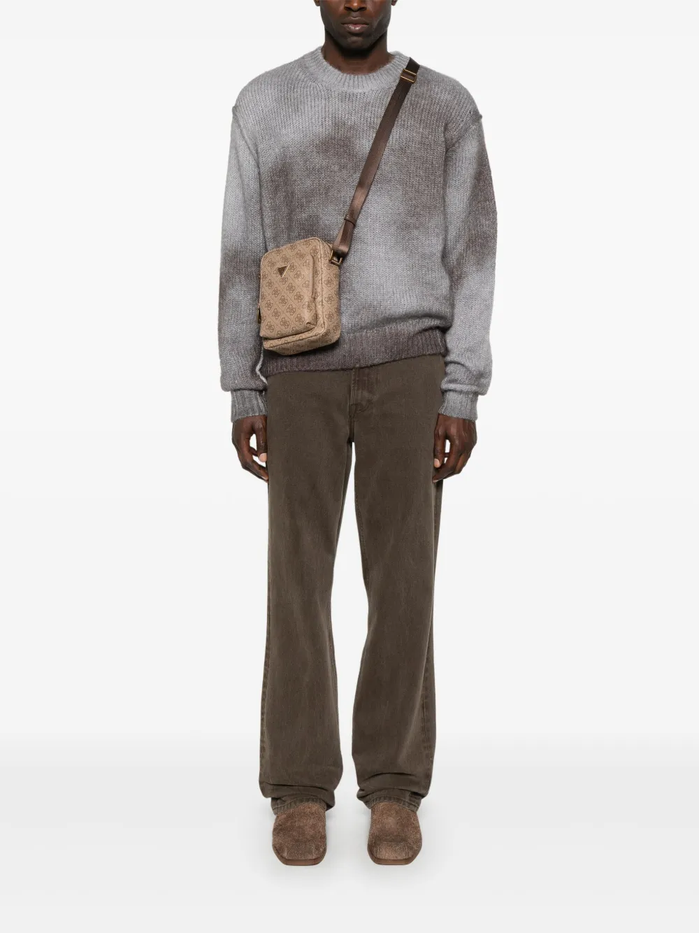 GUESS USA monogram messenger bag | Image 2