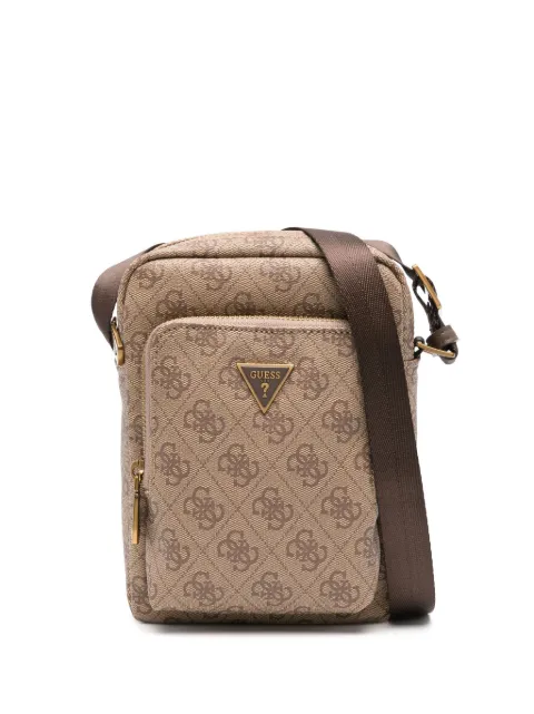 GUESS USA mochila tipo mensajero con monograma GG