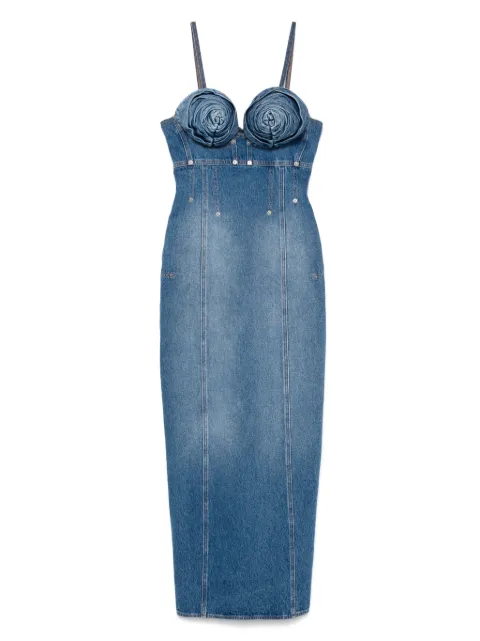 Jean Paul Gaultier denim maxi dress