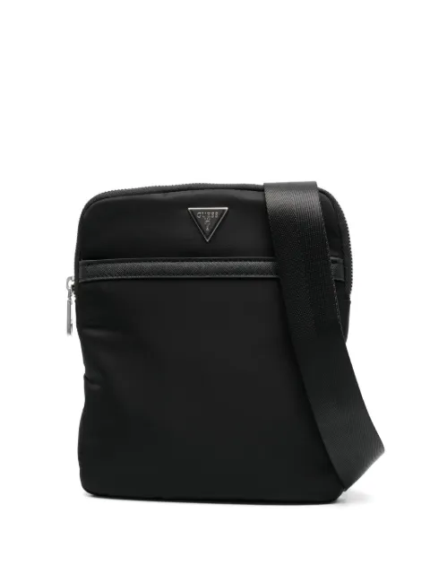 GUESS USA mochila tipo mensajero con placa del logo