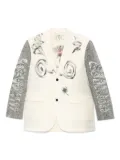 Jean Paul Gaultier multi-tattoo blazer - Neutrals