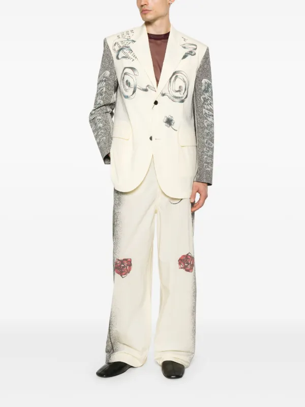 Jean Paul Gaultier マルチタトゥーパンツ | ニュートラル | FARFETCH JP Jean Paul Gaultier マルチタトゥーパンツ | ニュートラル | FARFETCH JP