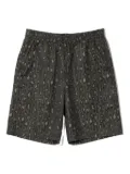 Needles leopard-print track shorts - Grey
