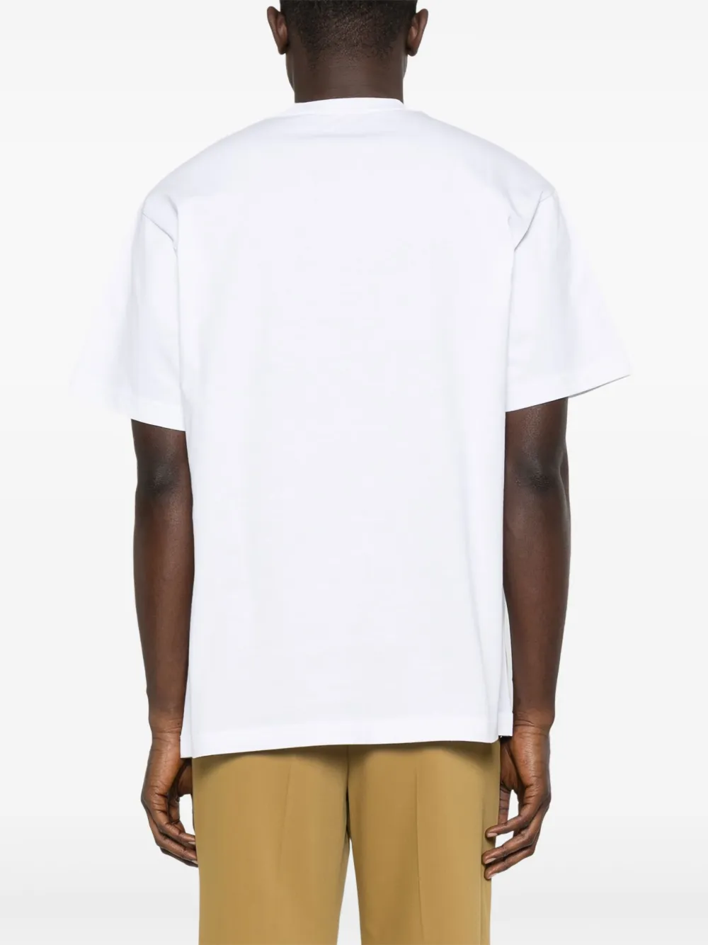 Gucci T-shirt met Web-detail Wit