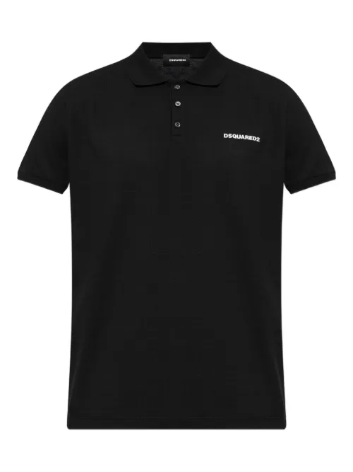DSQUARED2 polo en piqué - Noir - DSQUARED2 - Modalova