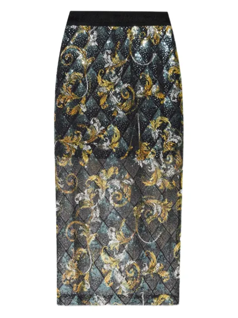 Versace Jeans Couture sequin-embellished midi skirt 