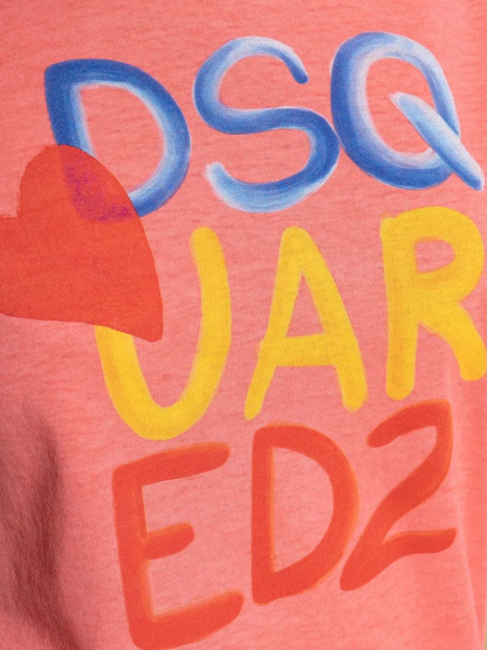 DSQUARED2 Katoenen T-shirt Roze