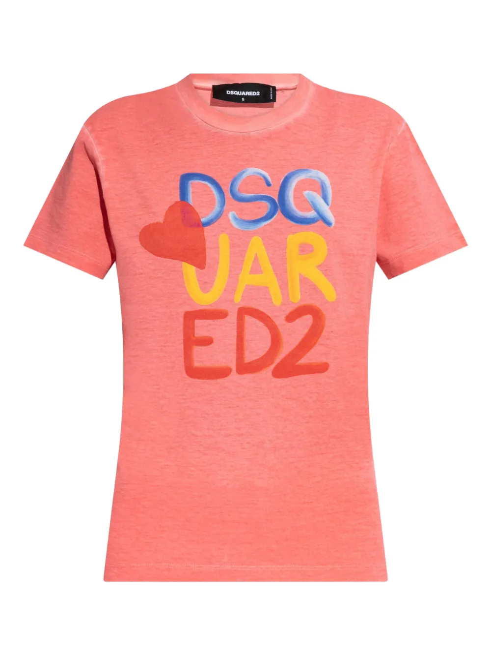 DSQUARED2 playera de algodón | rosado | Image 1
