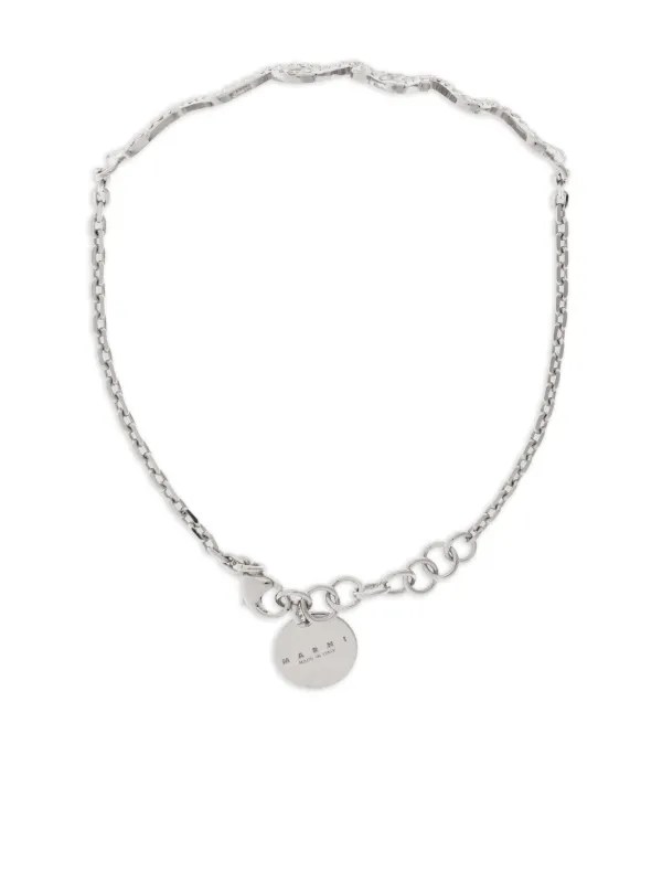 【MARNI】Silver-Tone, Crystal Bracelet ブレスレット Marni crystal-embellished Bracelet | Silver | FARFETCH