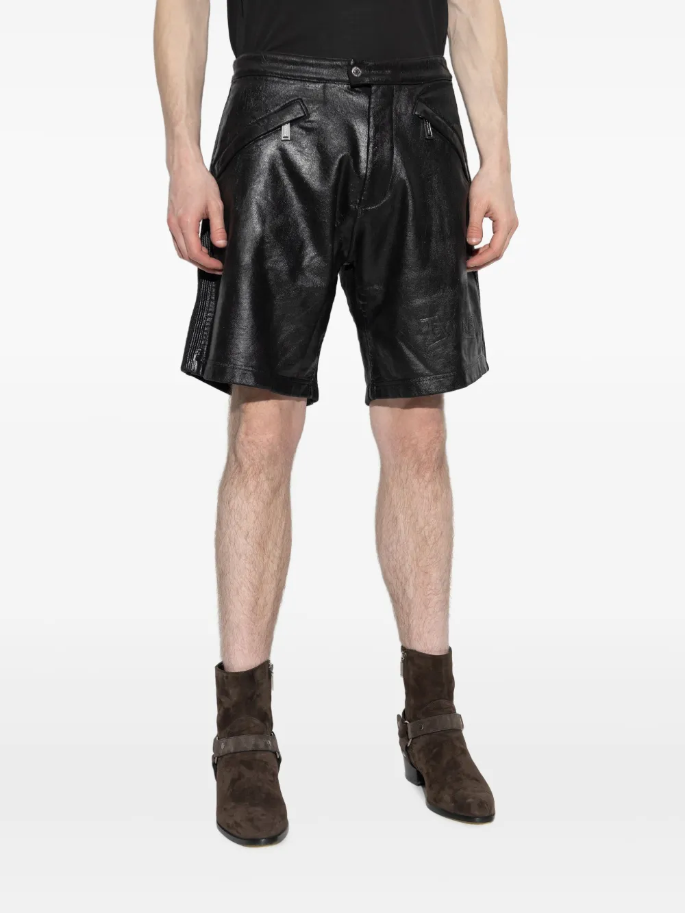 DSQUARED2 Gecoate shorts Zwart