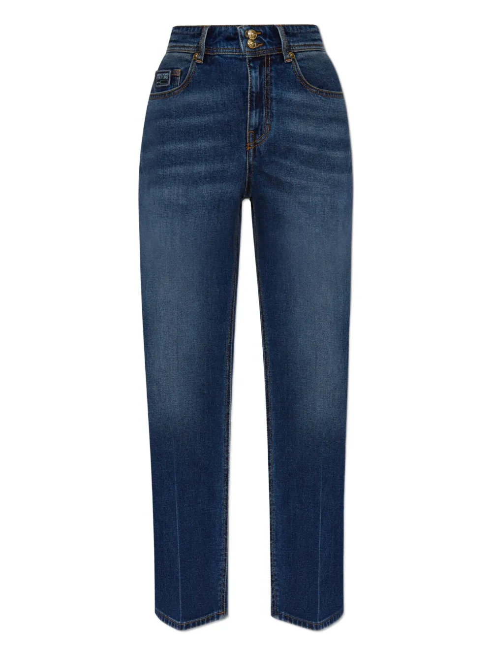 Versace Jeans Couture Cropped jeans Blauw
