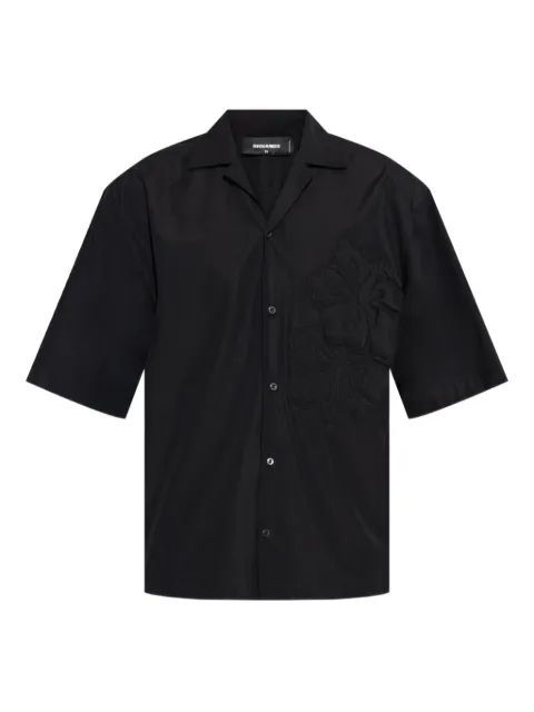 DSQUARED2 embroidered-motif shirt 