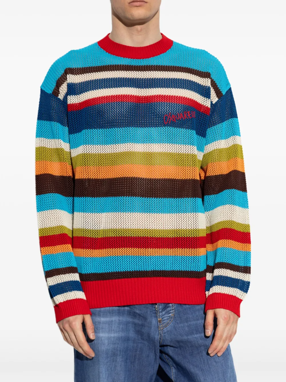 DSQUARED2 Katoenen sweater Blauw