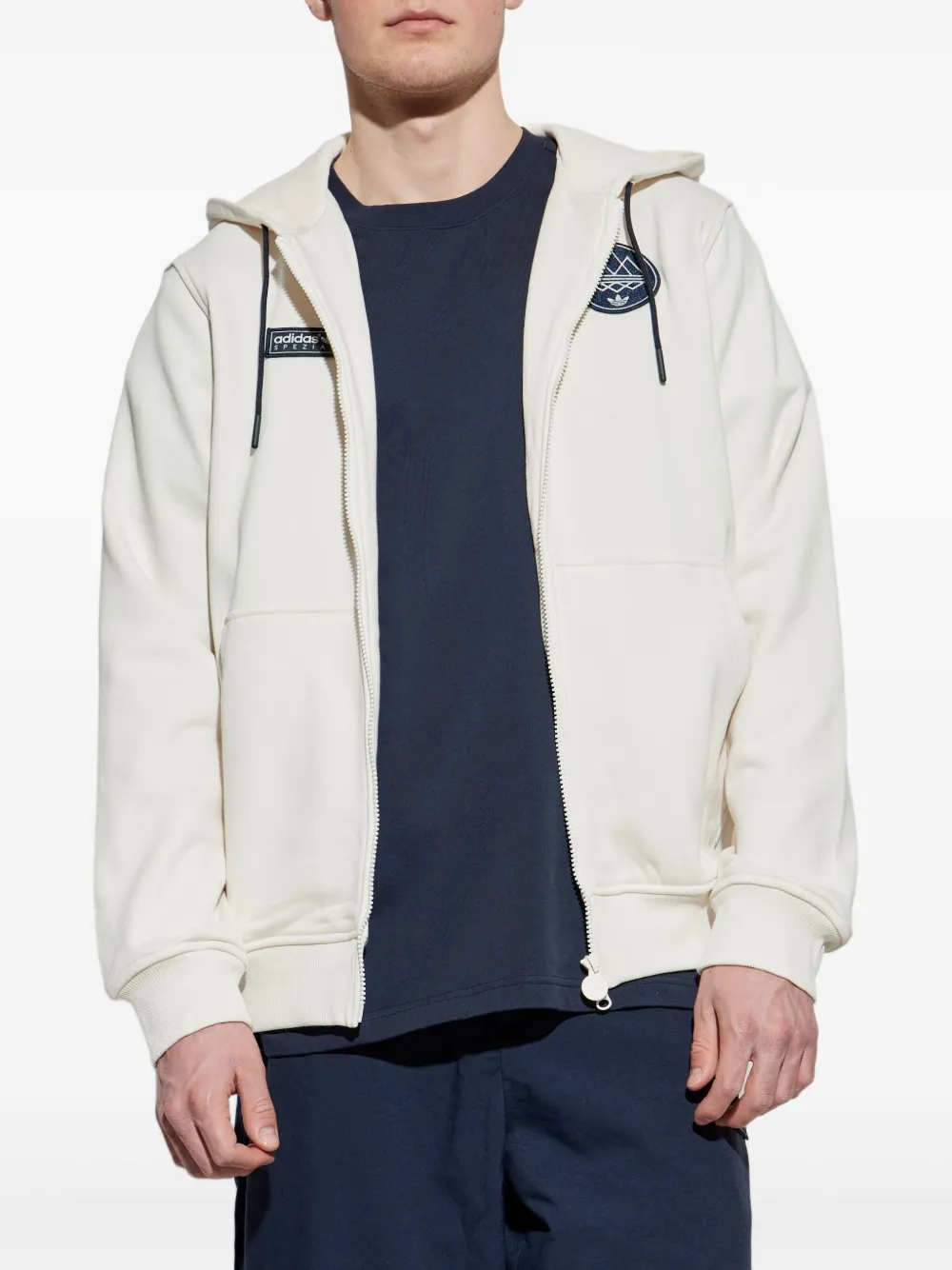 adidas Billinge hoodie met rits Wit
