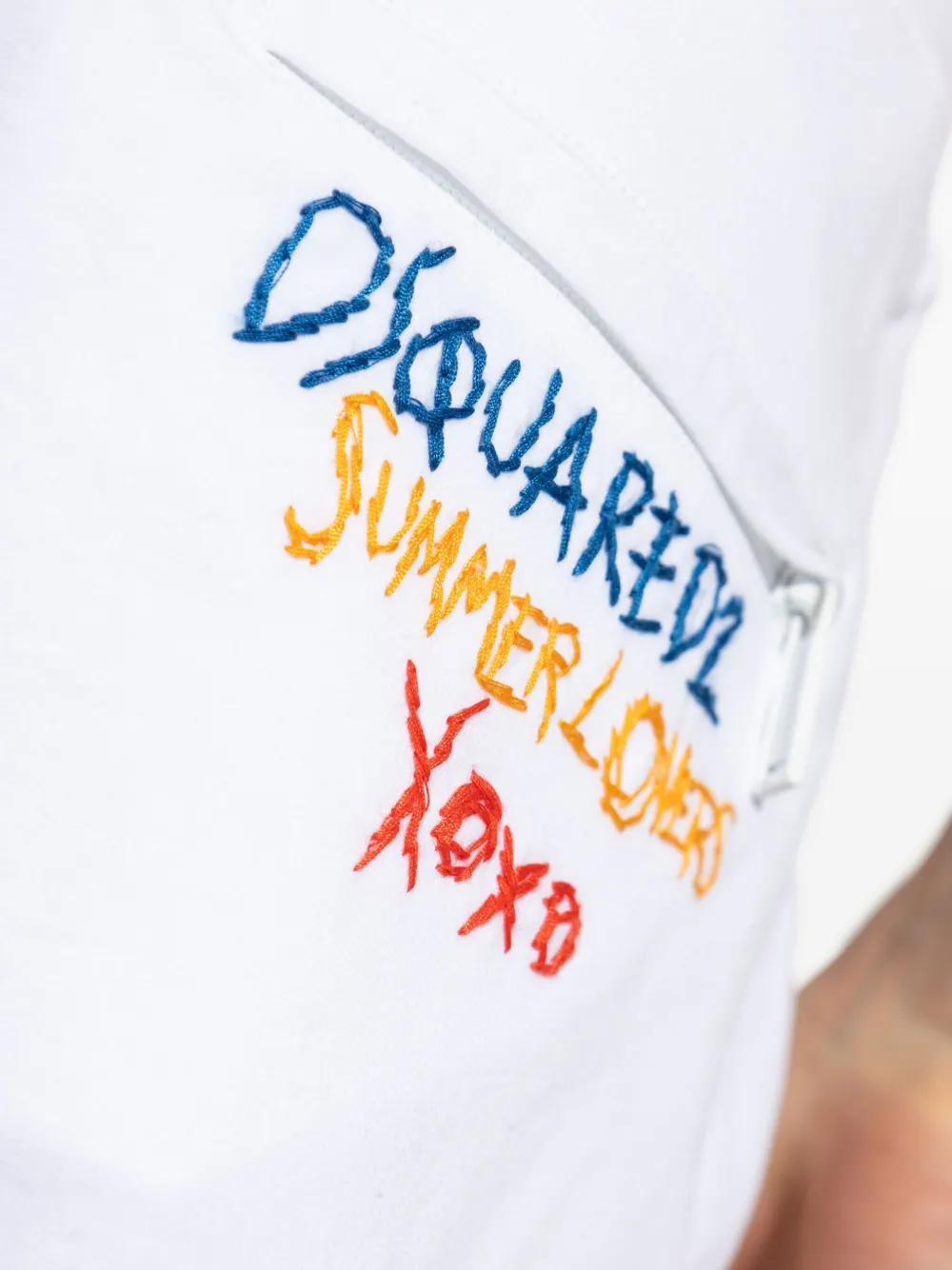 DSQUARED2 Katoenen shorts Wit