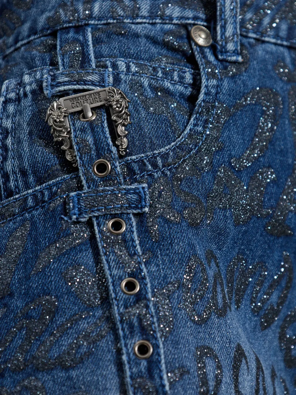 Versace Jeans Couture Spijkershorts Blauw