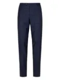 Canali checked tailored trousers - Blue