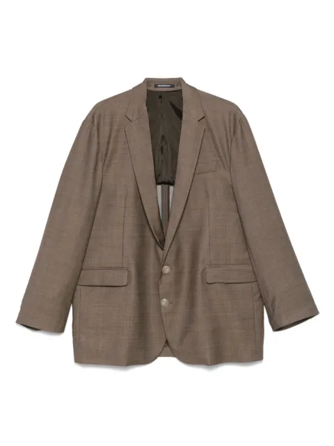 Emporio Armani blazer con motivo de cuadros